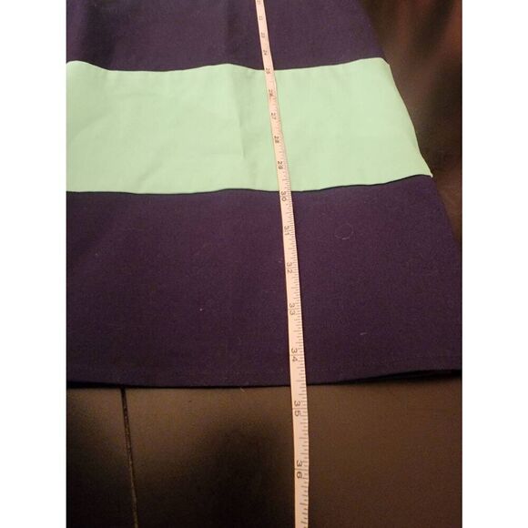 Sail to Sable shake it all NWT sleeveless shift dress cabbage and navy size Medi - Picture 7 of 9